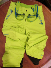 MARMOT Kids XL Lime Green Ski Snowboard Pants w/ Suspenders
