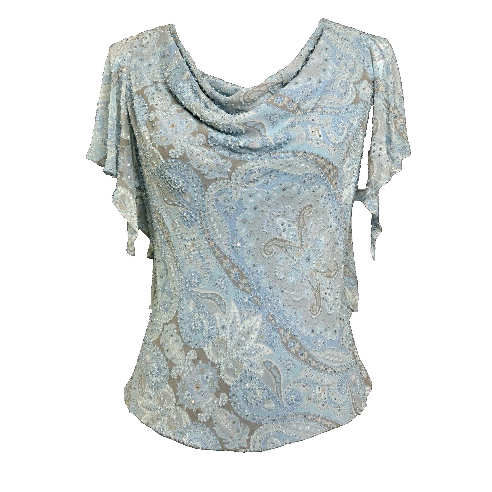 Paisley Camisetas Carmen Marc Valvo para Mujeres