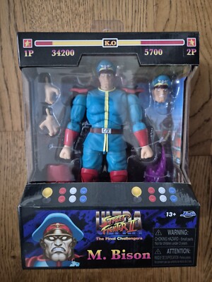 Jada Toys Street Fighter M. Bison Player 2 Version BBTS Exclusive Neu