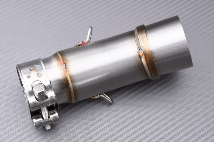 Raccord d'échappement 51 mm pour Kawasaki ZX-4R améliorant le flux de gaz