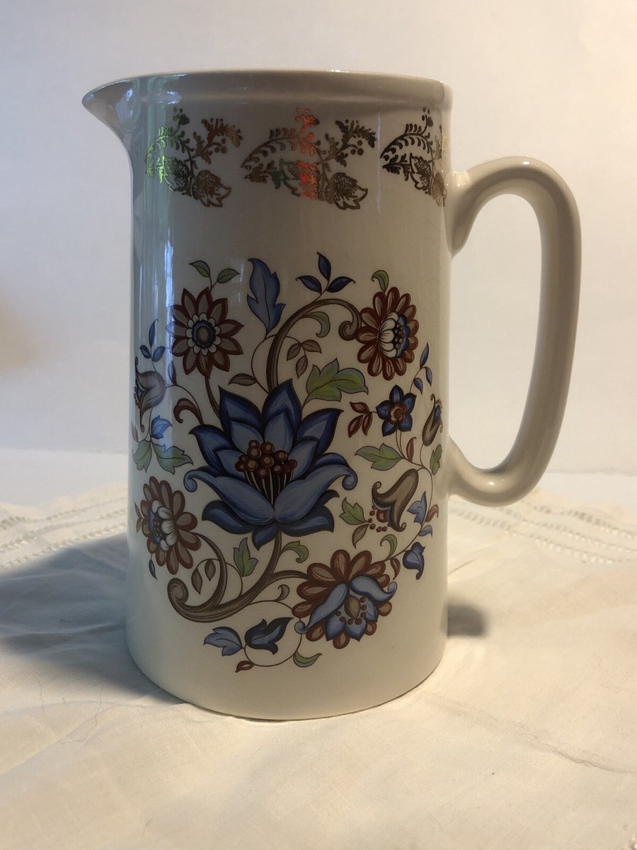 英国 Lord Nelson Pottery ヴィンテージ ジャグ ピッチャー 陶器 水差し フラワーベース 花瓶 食器 ロード ネルソン イギリス 95896 Vintage Lord Nelson Pottery, England 7 in tall wide Brown glazed