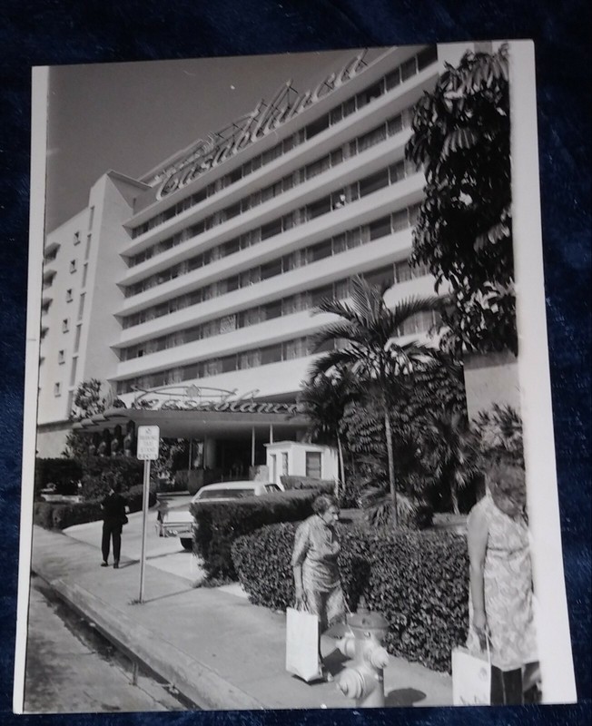 Casa Blanca Hotel Photo Original 1973 Miami 7 x 9