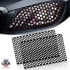 2× Car Rear Tail Light Honeycomb Sticker Universal Taillight Lamp Cover Decal US