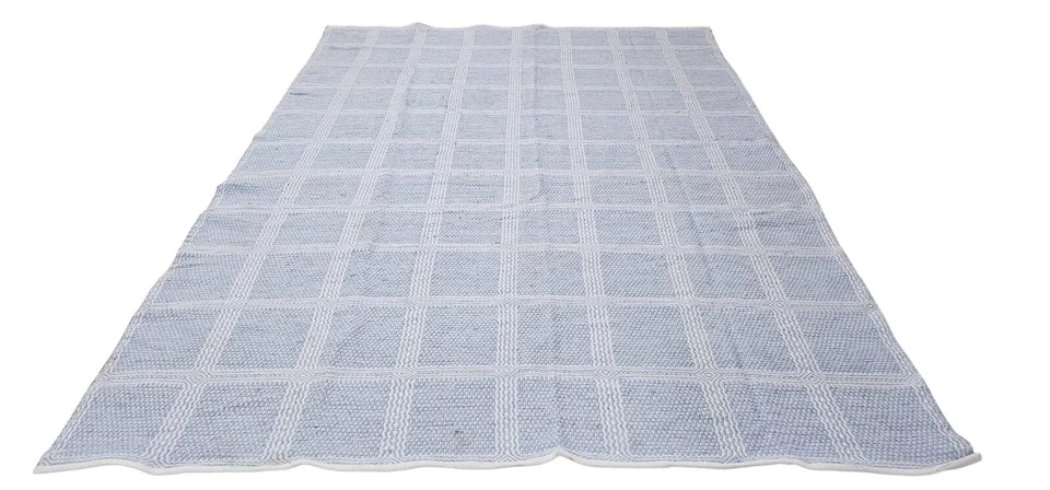 Ковры Серены и Лили | синие ковры Kittery | распродажа ковров плоского плетения для помещений и улицы - Изображение 2 из 4