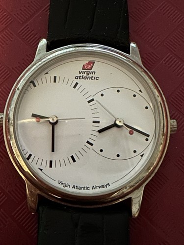 Virgin Atlantic Airways Watch Dual Time Quartz Retired