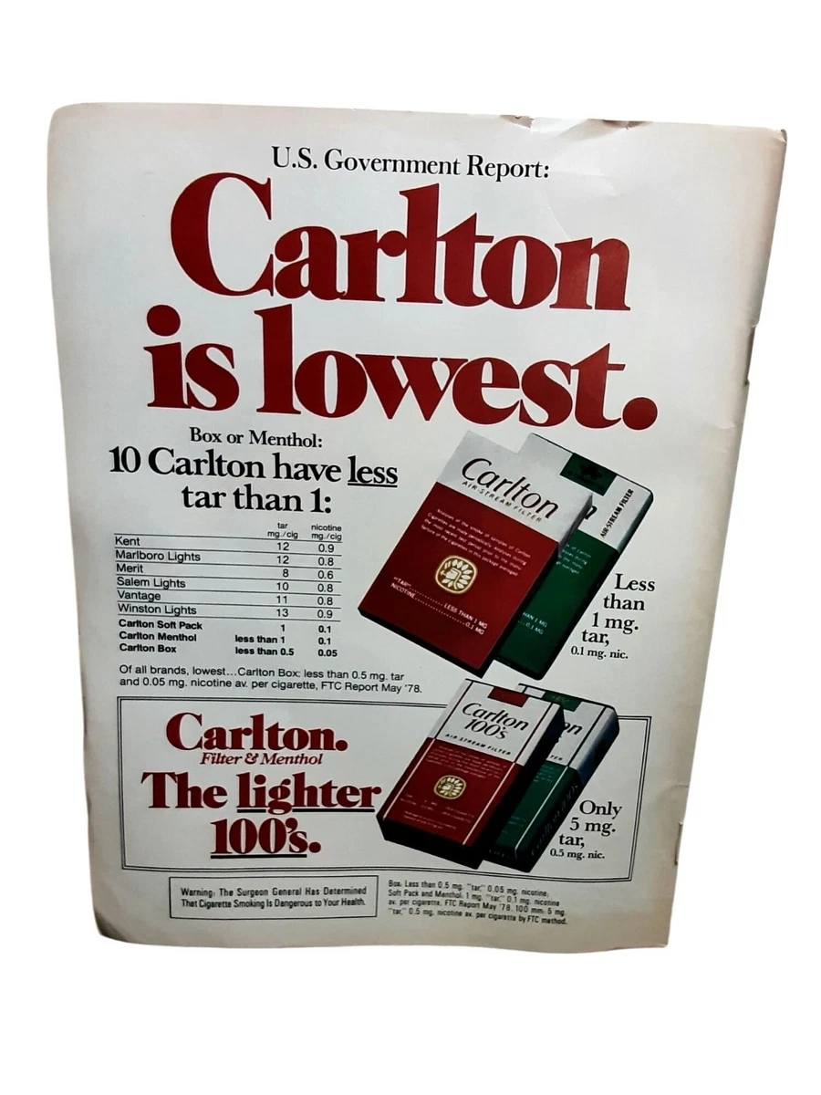 carlton tobacco Carlton Collectible Tobacco Cigarettes for sale
