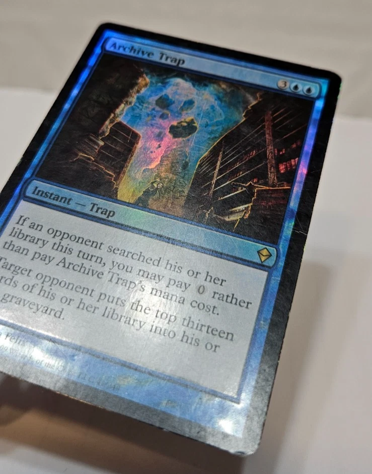 FOIL Archive Trap Zendikar MTG Magic The Gathering 346 - Image 2 of 4
