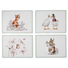 Ensemble de napperons fleurs sauvages Wrendale Designs par Pimpernel