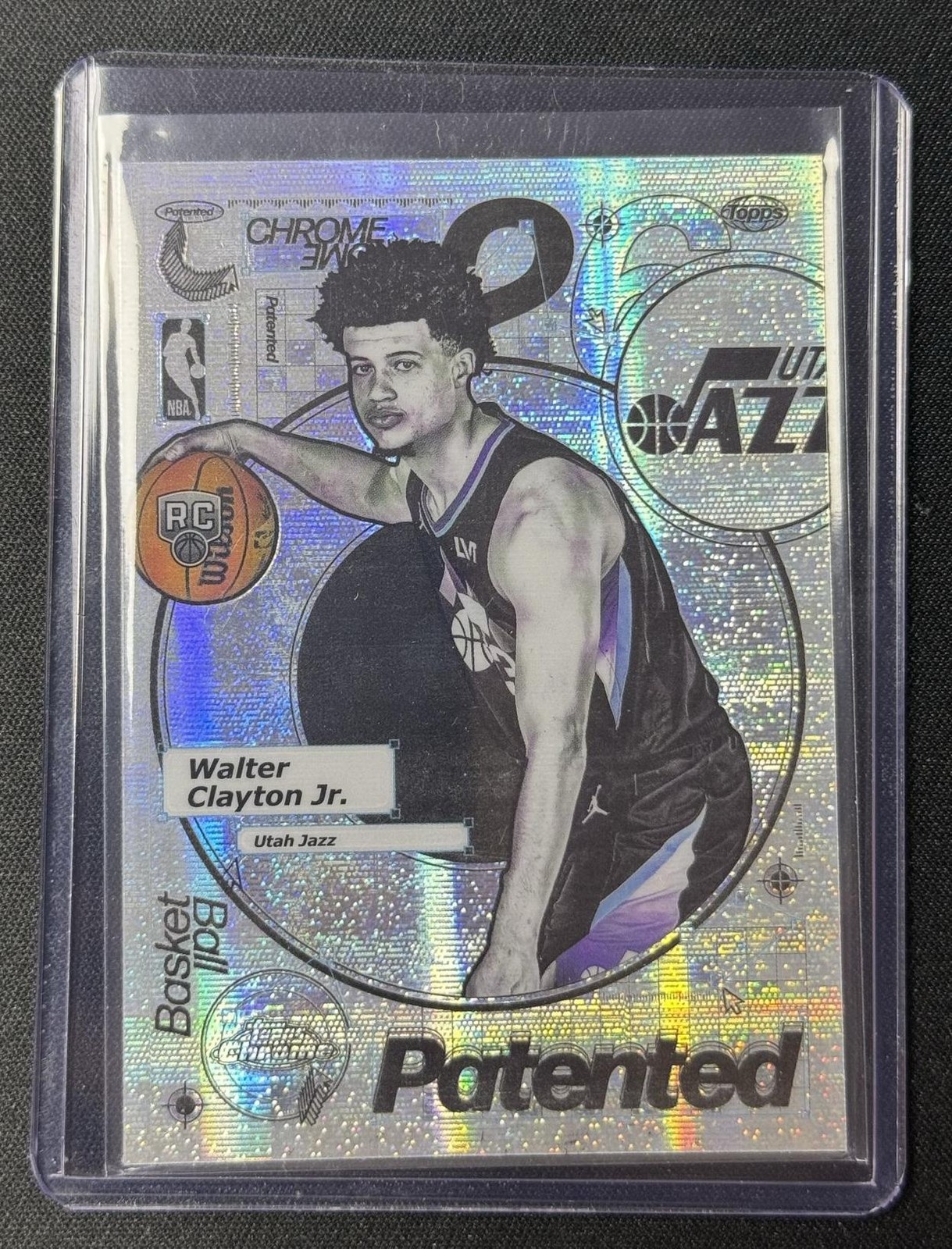 2025-26 Topps Chrome Walter Clayton Jr. RC Rookie Patented SSP