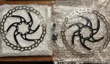 Used Pair of 203/180 Galfer Wave 1.8mm MTB Rotors, Bolts Included