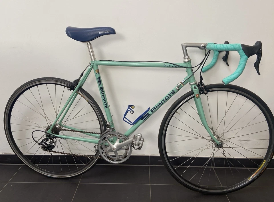 Rennrad vintage BIANCHI Super Legere celeste BJ 1986-87