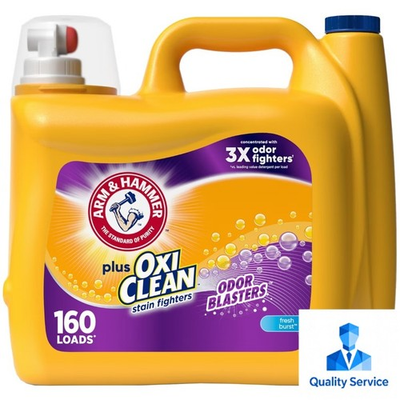 #ad Arm amp; Hammer Plus OxiClean Odor Blasters HE Liquid Laundry Detergent 208 fl oz $17.27