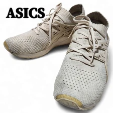 ASICS GEL-KAYANO TRAINER KNIT 26.5cm Beige White Men's Sneakers Mint