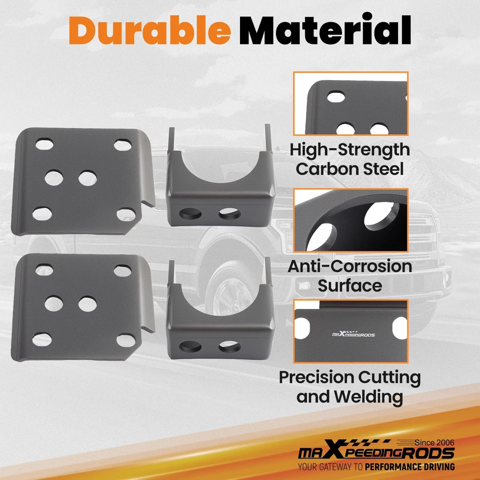 Kit abatible de caída de eje trasero de 6" para camioneta Ford F-150 2x2 4x4 2004-2014 Foto 2 de 4