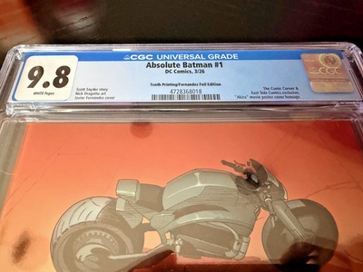 Absolute Batman #1 CGC 9.8 Akira Homage 10th Printing + Free