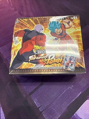 Dragon Ball Super Card Game Tournament of Power Sealed Box - Damaged Corner  | eBay