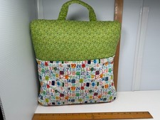Numbers Reading Book Pocket Pillow Green Handle Car Traveling Plane