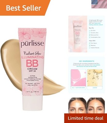 Radiant Glow Illuminating BB Cream with SPF 30 - Glow BB Cream Enriched with ...