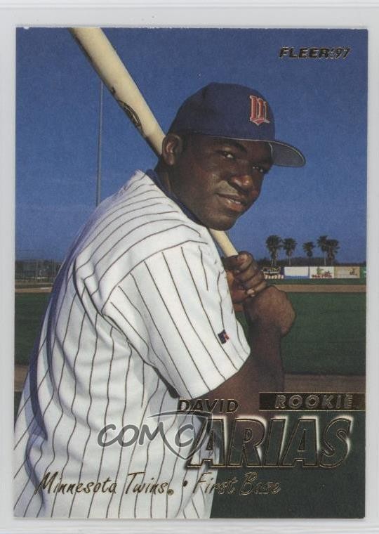 1997 Fleer Rookie David Arias David Ortiz #512 HOF tg5