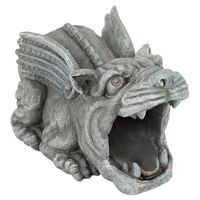 Design Toscano Roland the Gothic Gargoyle Gutter Guardian Rain Downspout