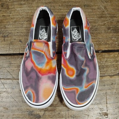 Vans Dark Aura Sneakers W8.5 M7 Shoes Galaxy Slip On Loafer Tie Dye