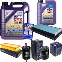 Inspektionskit Filter Liqui Moly ÖL 6L 5W-40 FüR CitroëN C8 Ea_ Eb_ 2.0 Jumpy