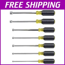 Chrome-Plated Nut Driver Kit, 6-Inch Shafts