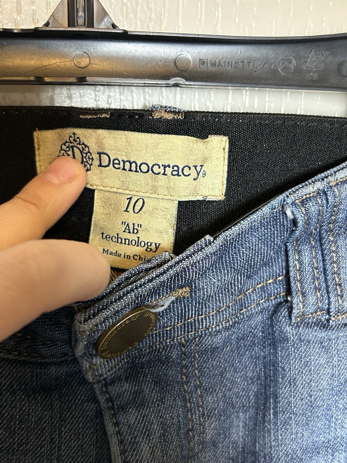 Democracy "Ab” solution Itty Bitty Bootcut Jeans … - image 4