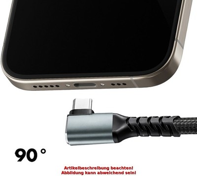 LogiLink USB 3.2 Kabel, USB-C - USB-C abgewinkelt, 2,0 m