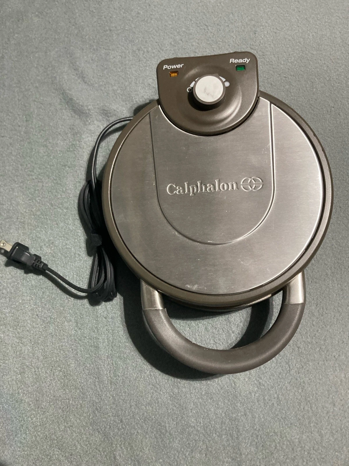Calphalon HE500RW Classic No Round Waffle Maker Breakfast Stainless Steel Tested