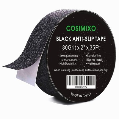 2'' X 35Ft Heavy Duty anti Slip Tape,Best 80Grit Friction,Grip,Abrasive for Stair