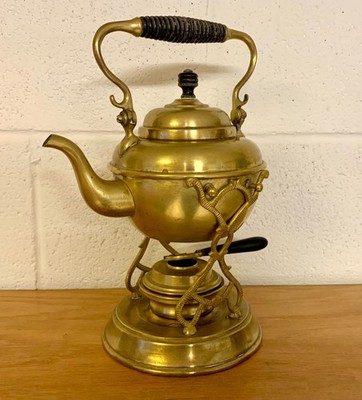 アンティーク　スピリットケトル アンティーク スピリットケトル Antique Brass Tilting Tea Pot Spirit