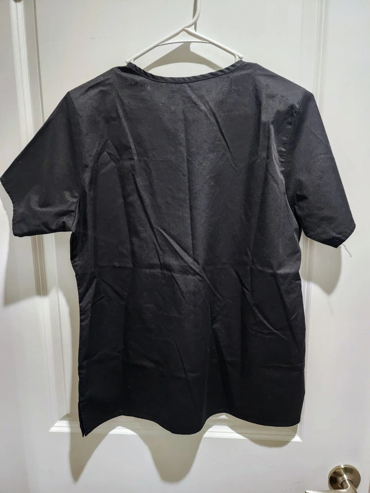 Wonder Wink Wonderflex Scrub Top Grey Size S Petite Classic Fit - Image 2 of 3