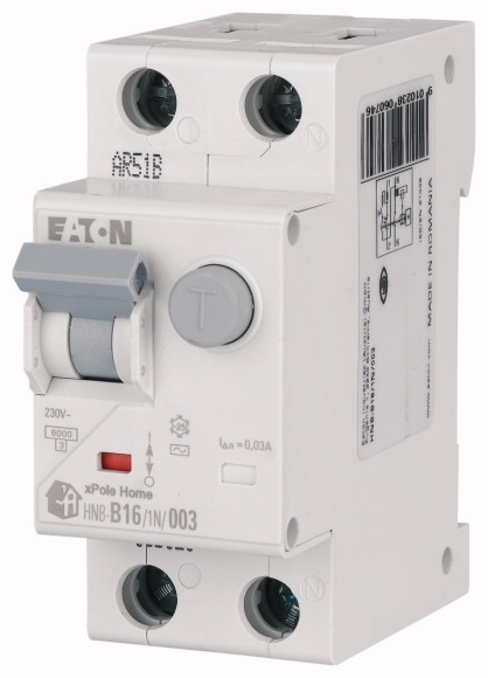 2P 20A 0.03A Type A HNB Differential Current Switch 195140