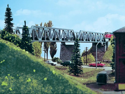 Kit de construcción modelo plástico puente braguero escala Vollmer 2545 HO | Zustand: New