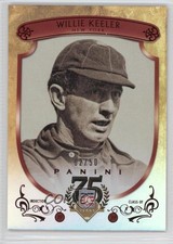 2014 Panini Hall of Fame Red Shield Red 2/50 Willie Keeler #12 HOF Shield k2f