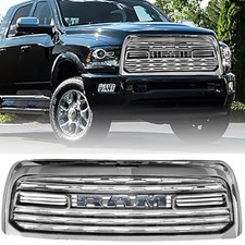 Ltd Style Bumper Grille For Dodge Ram 1500 2009 2010 2011 2012 Wletters Chrome