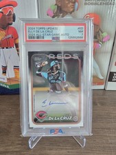 2024 Topps Update Elly De La Cruz All Star Game Auto Rookie RC #ASGA-ED PSA 7