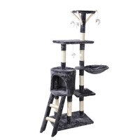 Kratzbaum 138Cm Katzenbaum Sisal Kletterbaum Katzenkratzbaum Spielbaum HöHle