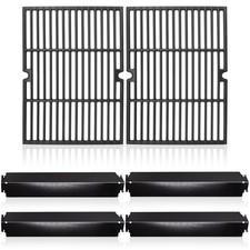 Grill Grates Heat Plates 18 1/8" L x 13 1/16" W for Charbroil 4-Burner