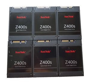 6x SanDisk Z400s 2,5" 64GB Konvolut SD8SBAT-064G-1122 SATA III interne SSD 100%