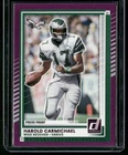 2025 Panini Donruss Football Press Proof Purple Harold Carmichael #118