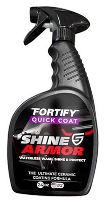  Ceramic Coating Fortify Quick Coat Car Wax Polish Spray 24 Fl Oz (Pack of 1)