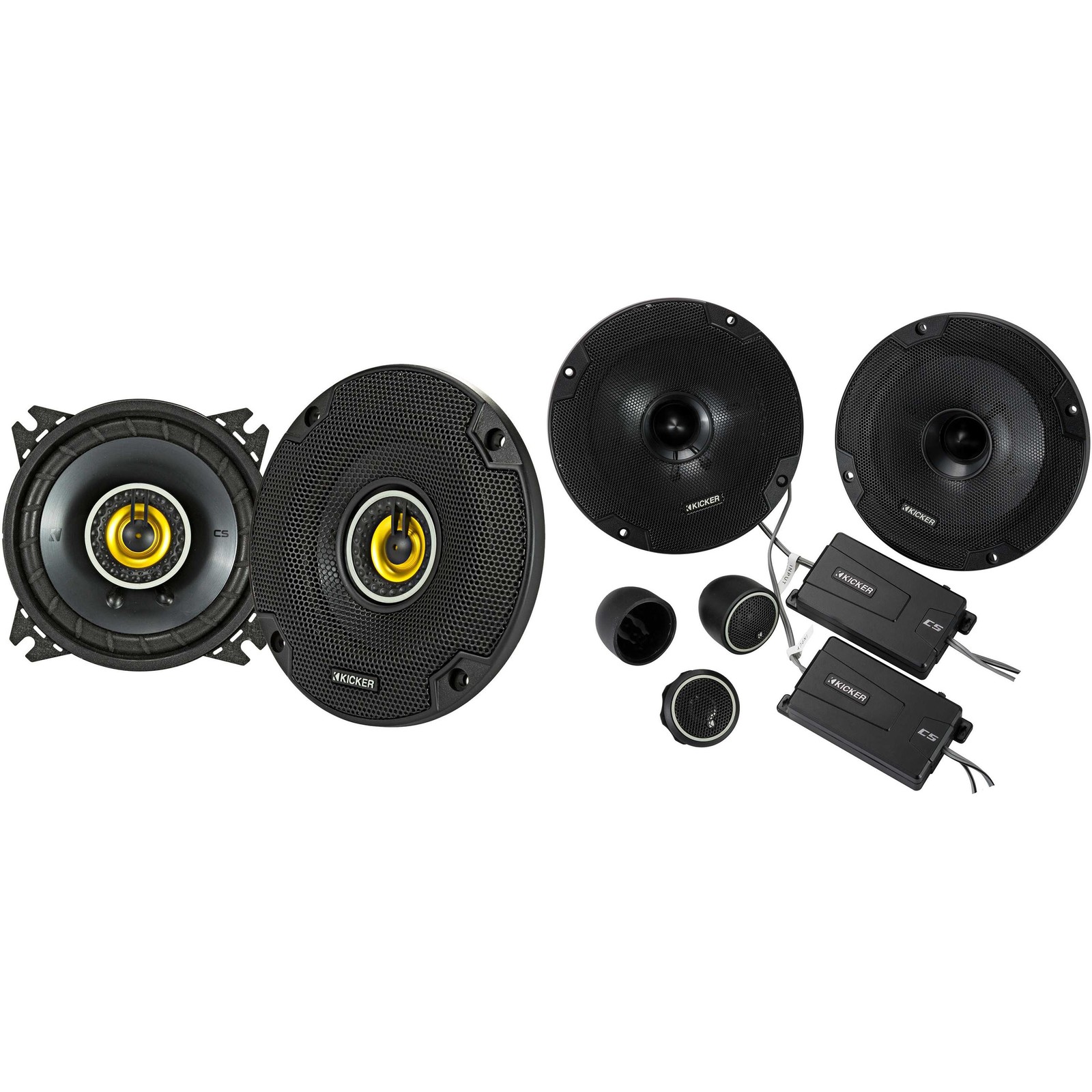 Kicker 46CSS654 CS-Series CSS65 6.5-Inch (160mm) Component S