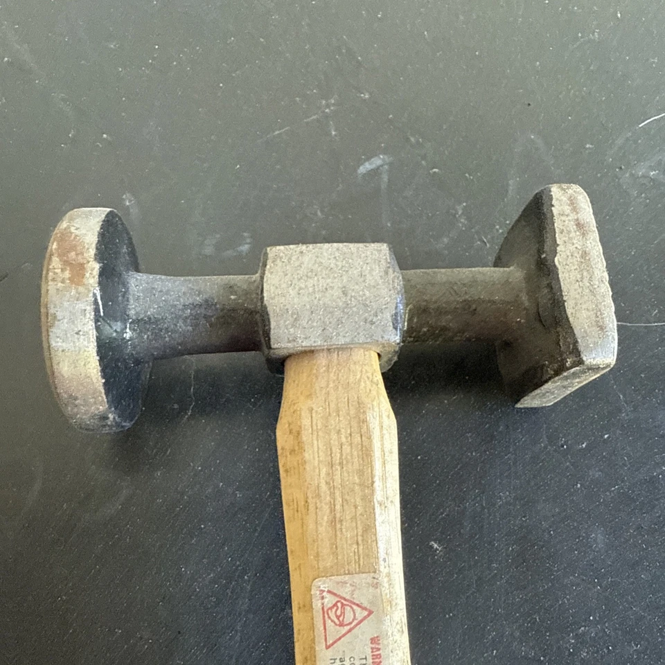 Vintage Auto Body Sheet Metal Dinging Bumping Hammer Tool - Image 3 of 4