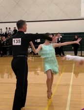 Women's Latin Ballroom Salsa Bachata Dress Dance Performance Stage Costume