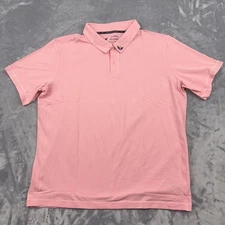 Wyld1 Shirt Mens Sz XXL Pink Polo Technical Performance Fit Stretch Pima Cotton