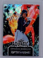 Emmanuel Rodriguez 2025 Leaf Optichrome Baseball 1/1 Pre Production Proof