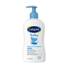 Cetaphil Baby Wash And Shampoo Tear Free Sensitive Skin 13.5oz