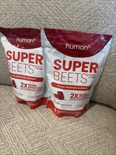 Human-n Super Beets Heart Chews ~ 60 Pomegranate Berry Chews
